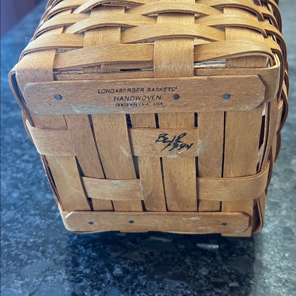 Longaberger Tall Tissue Box - Picture 3 of 4